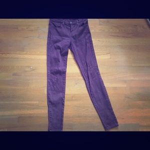 J Brand purple jeans 24